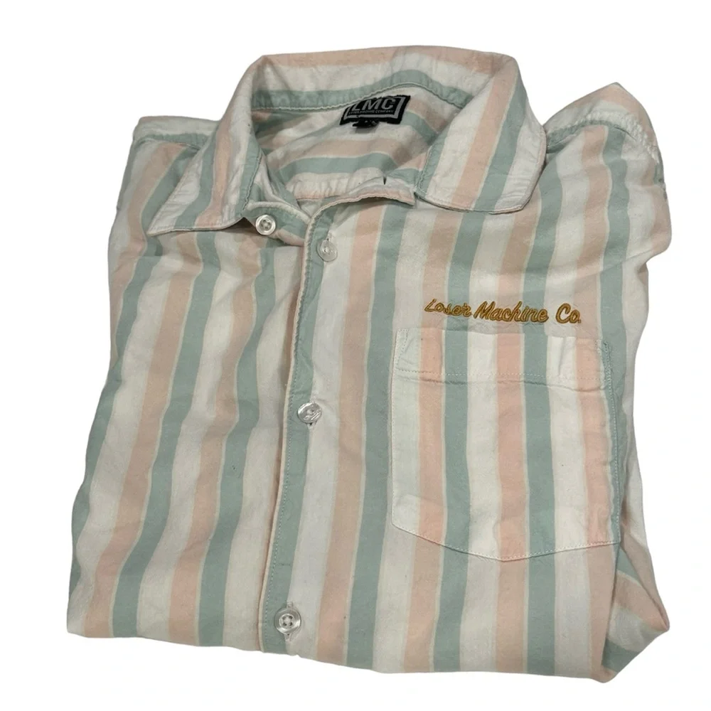 Loser Machine Hellsgate Woven Button Up Shirt - Size Medium - As Seen On OBX - Picture 5 of 5